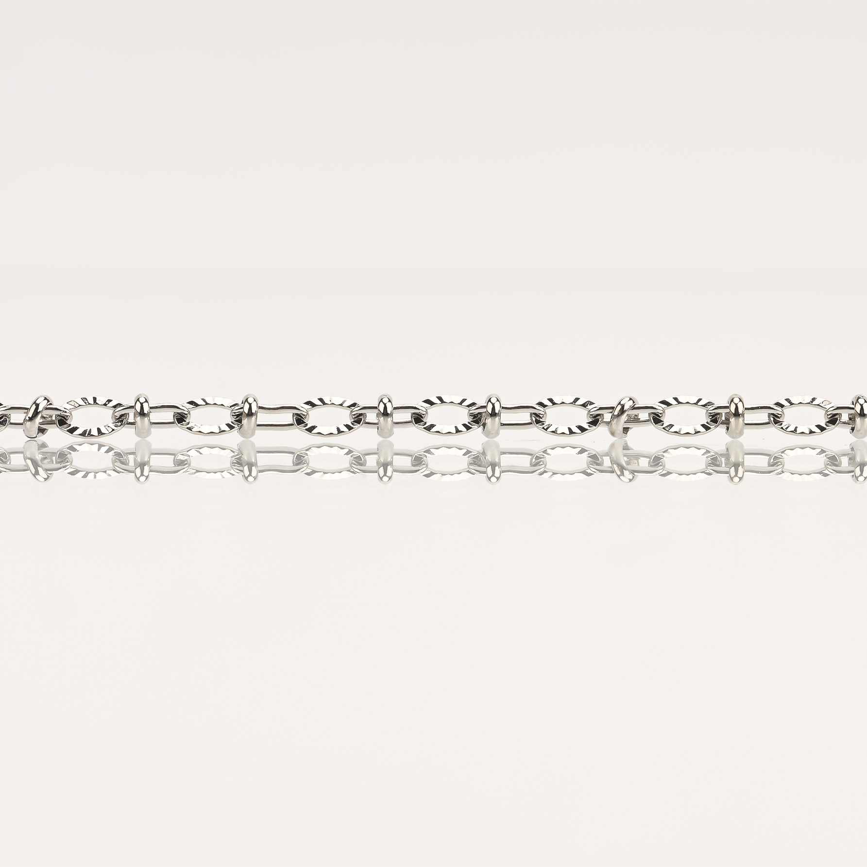 Stainless steel jewelry necklace, plain chain, bare chain, bracelet, Korean chain, cross chain, O-shaped chain pic 6