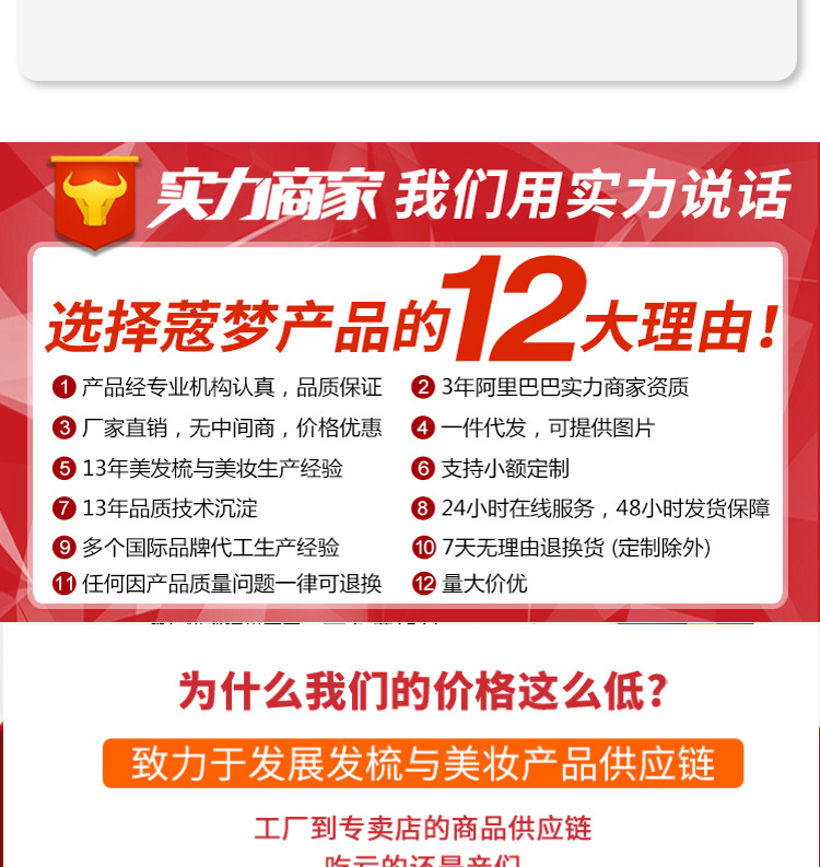 厂家直供塑料蝴蝶花纹小镜子便携方形手柄化妆镜小礼品LOGO批发详情14