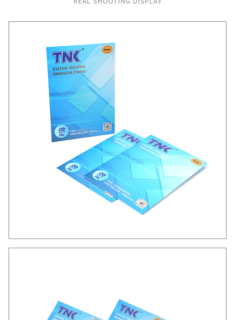 TNK Cross-border New Product high-definition tattoo transfer paper 20 sheets per box, tattoo transfer machine tattoo line drawing, special for tattooing pic 9