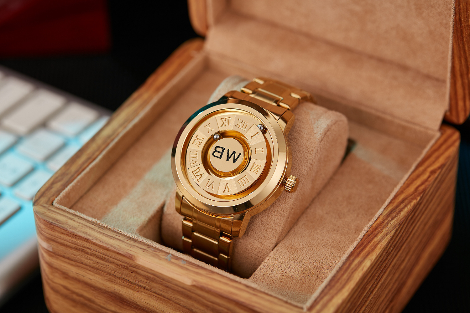 石英表男表炫酷个性男士概念手表男黑科技磁力悬浮博士通BESTWIN详情20