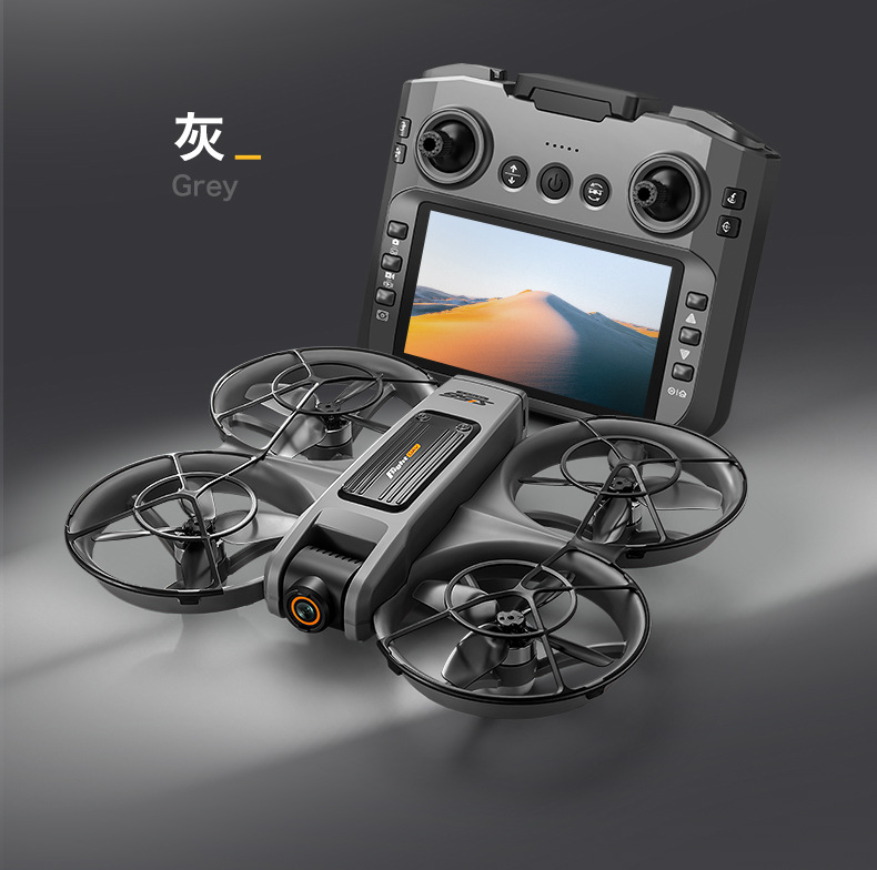 Cross-border S156 brushless aerial vehicle remote control with screen, high-definition four-axis unmanned aerial vehicle optical flow positioning pic 9