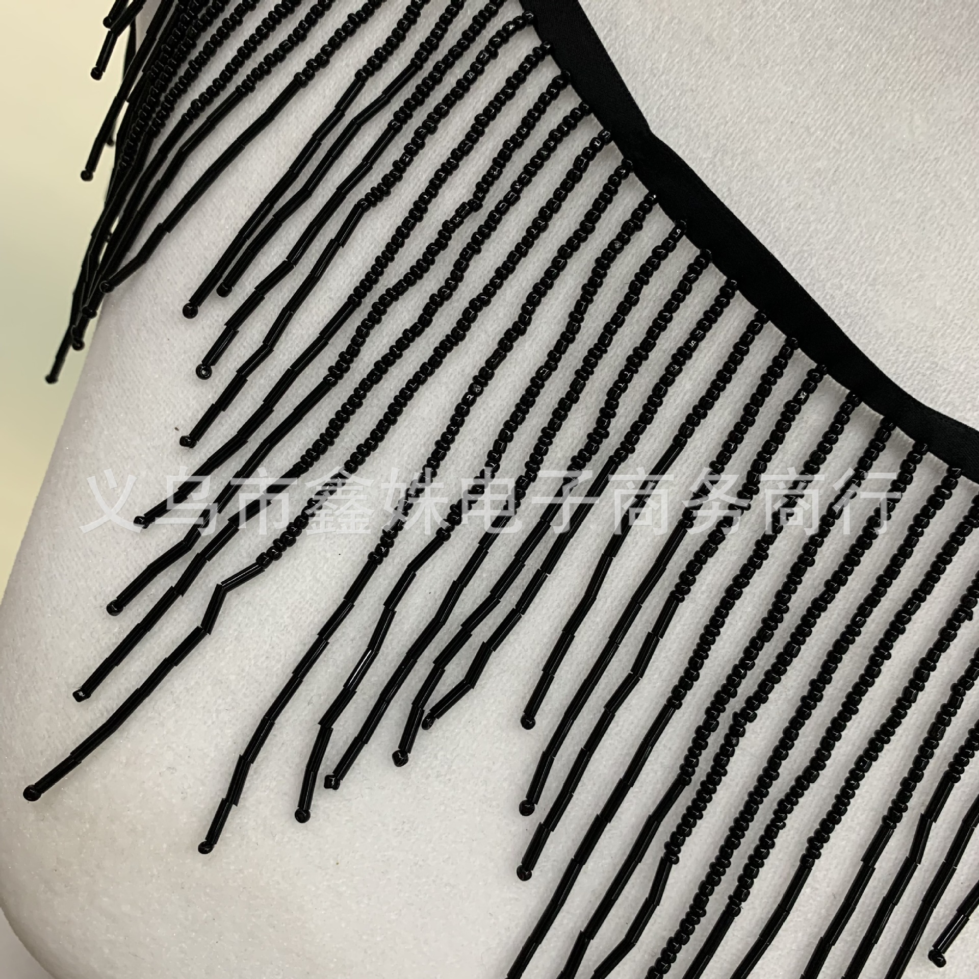 Glass tube, two-color lace, beaded, dance costume, tassel beads, clothing accessories and accessories pic 12