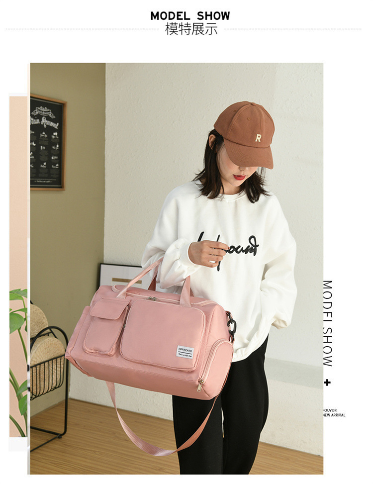 手提独立鞋位健身包干湿分离游泳包牛津布瑜伽旅行包休闲旅行必备详情14