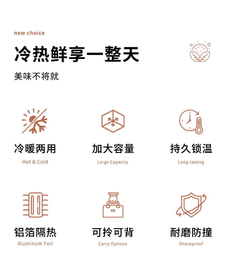 不锈钢手提密封冰桶带提手黑色保温箱配绿色酒瓶饮料详情2