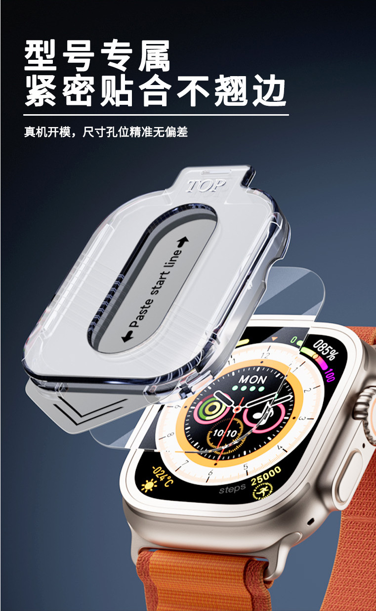applewatch film iwatch water condensation film is suitable for Samsung, Xiaomi, Huawei and Apple Watch dust-free chamber tempered film pic 15