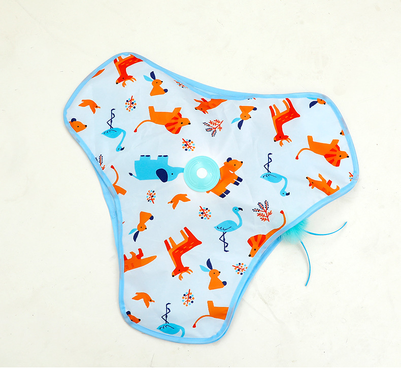 电动猫咪玩具智能逗猫解闷羽毛小猫玩具自动旋转USB猫转盘亚马逊详情18