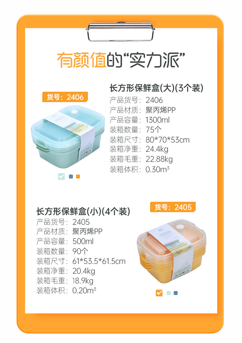 Light luxury refrigerator plastic transparent food storage box, lunch box, microwave oven-heated and refrigerated, office worker and student lunch box pic 8