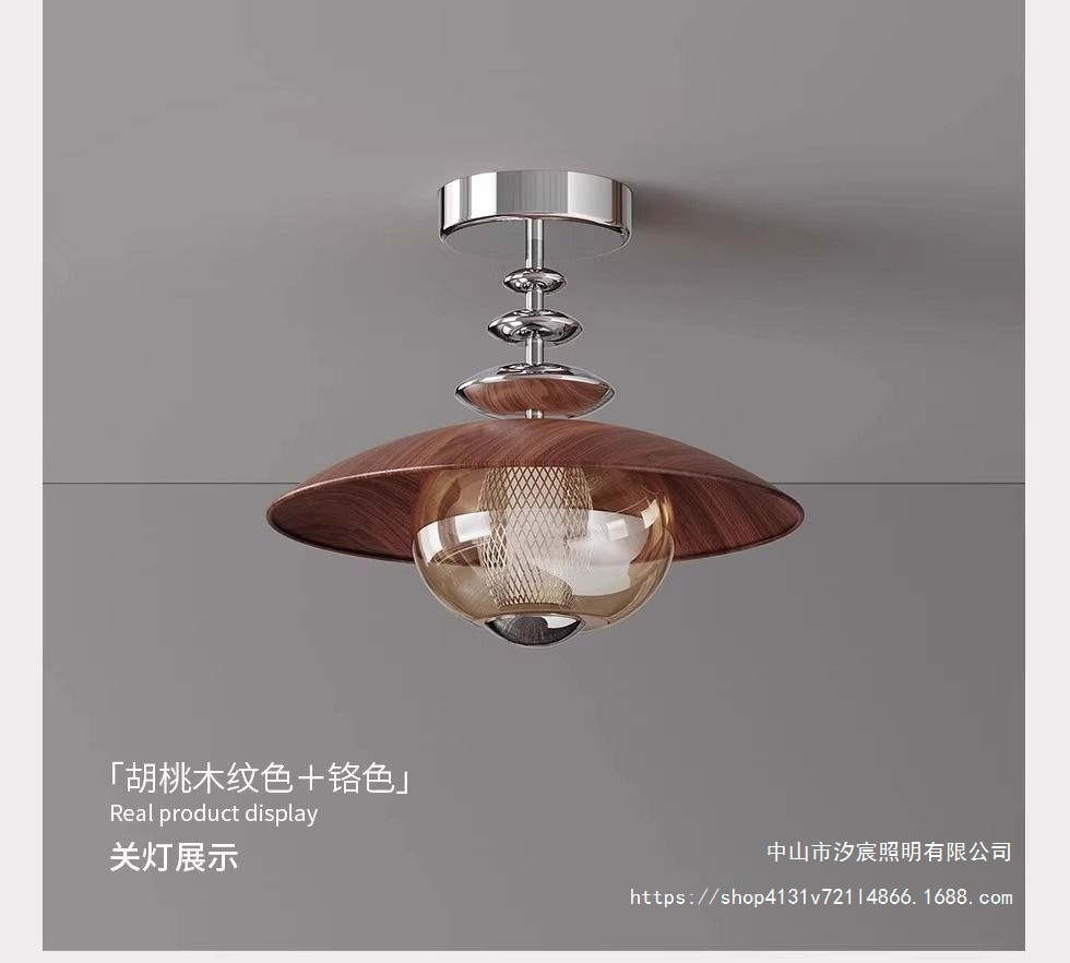 设计师厨卫艺术灯中过个性阳台玄关玻璃走廊古风吸顶灯道创意法式详情14