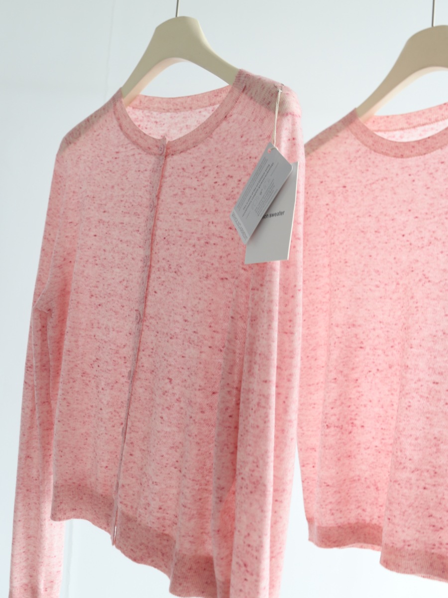 Spring and Summer Colorful 16-needle seamless long-sleeved knitted cardigan for women, soft and skin-friendly commuting outerwear, with a thin coat pic 13