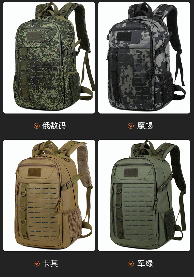 跨境工厂户外多功能战术防水背包特战应急徒步旅行登山迷彩双肩详情7