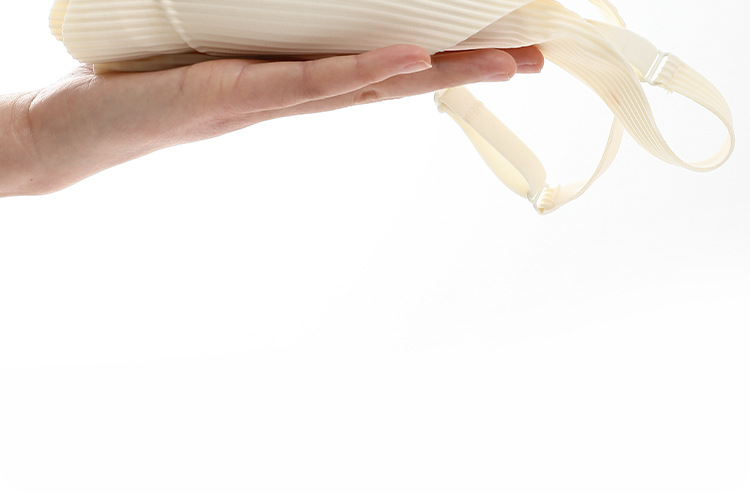 Soft support jelly strip seamless sexy bra for women, thin and small chest, gathering to look smaller, comfortable bra without steel rings, summer pic 45