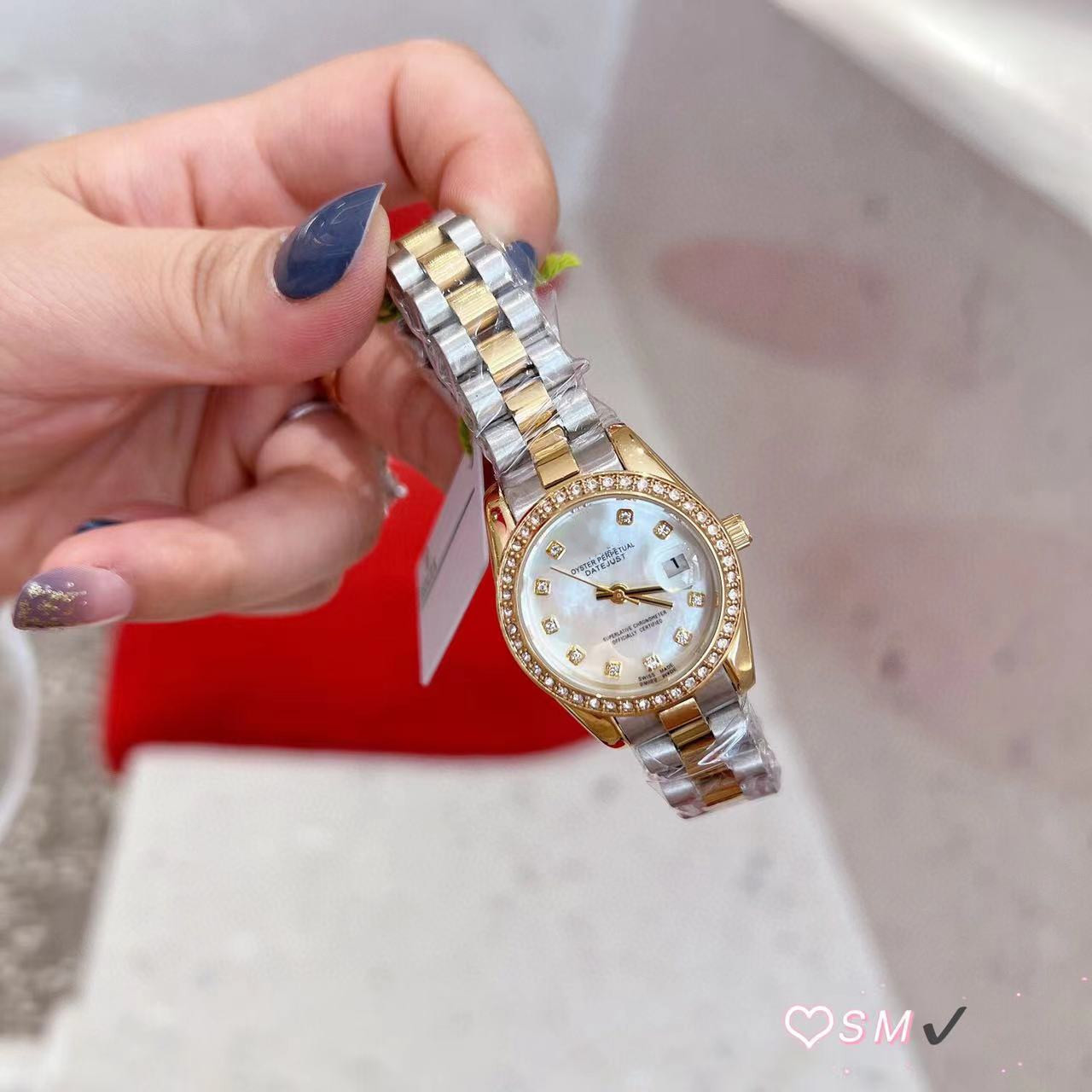 微商劳力家士日志系列时尚潮流钢带手表女名表石英手表女男代发详情8