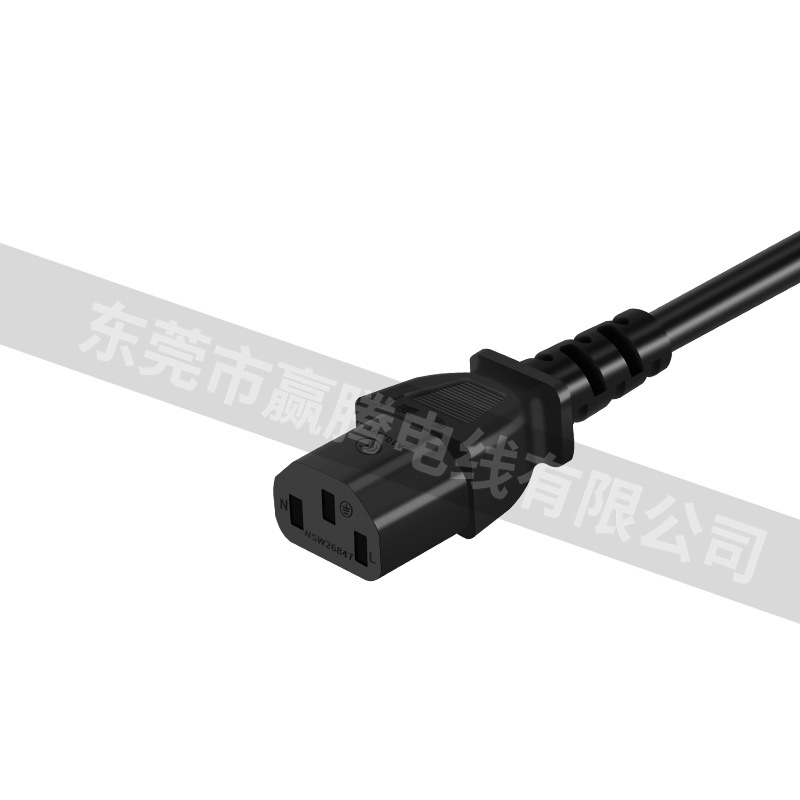 Brazilian three-pin tail power cord 3*0.75 square Brazilian plug power cord extension cord C13 manufacturer pic 4