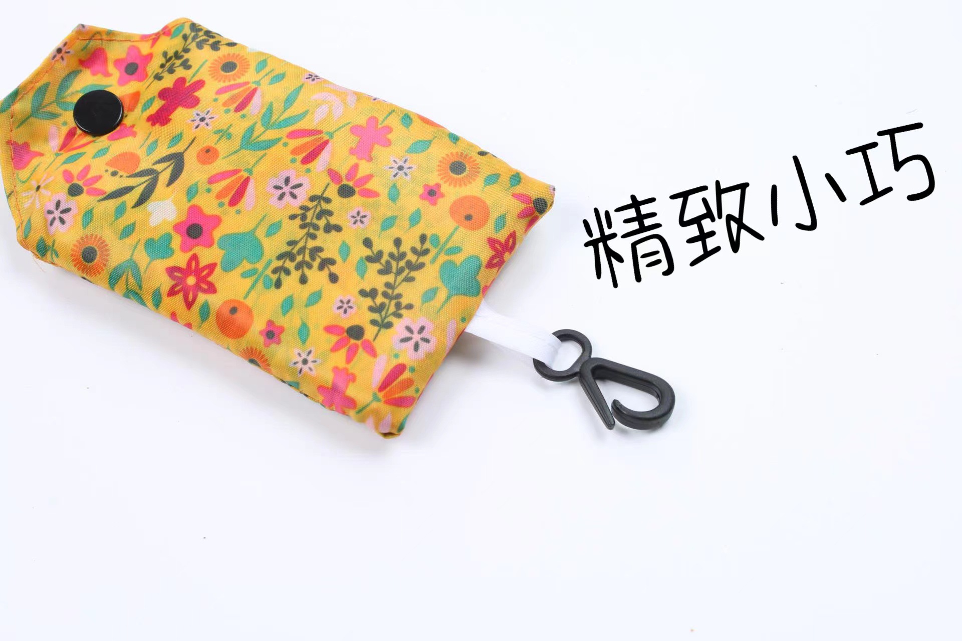 现货花布手机购物袋涤纶收纳袋便携可折叠大容量手提袋超市买菜详情7