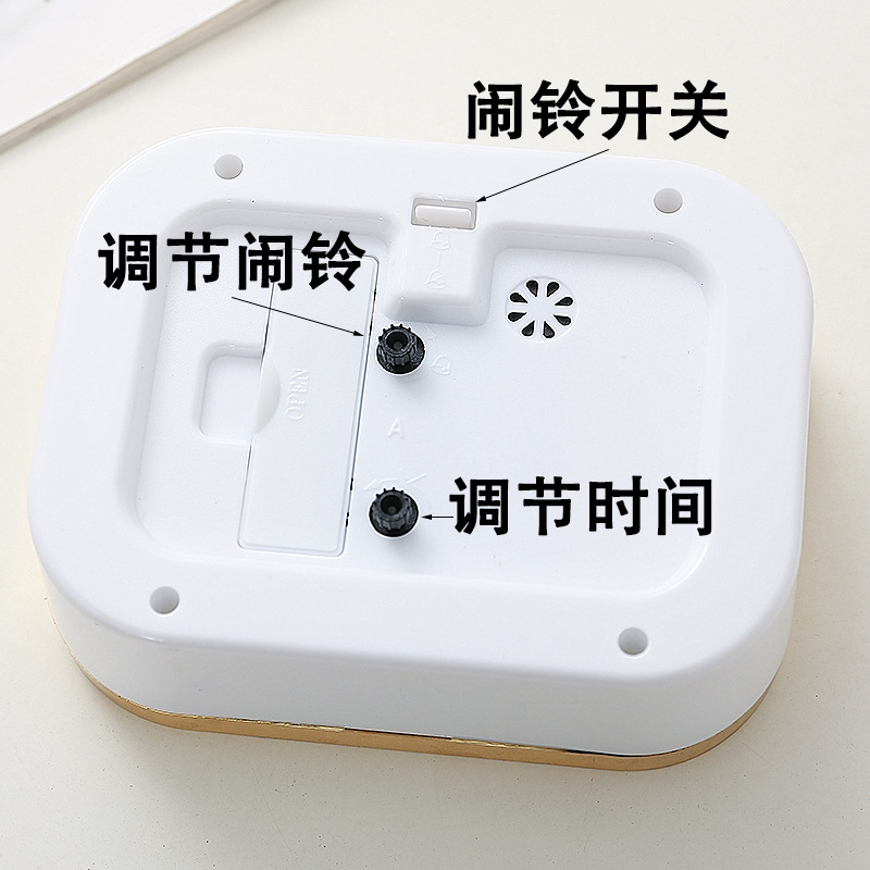 Simple alarm clock for home use, large character clock for the elderly, special desk clock for students, alarm clock for bedside, living room and bedroom pic 4