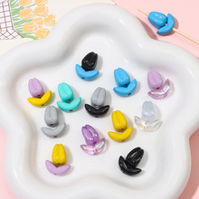 亚克力迷你小树叶子手串珠diy手工项链手链耳饰散珠饰品配件批发详情28