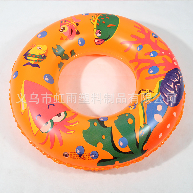 卡通儿童游泳座圈 婴儿游泳圈50-90麻纹圈儿童腋下浮圈救生圈详情30