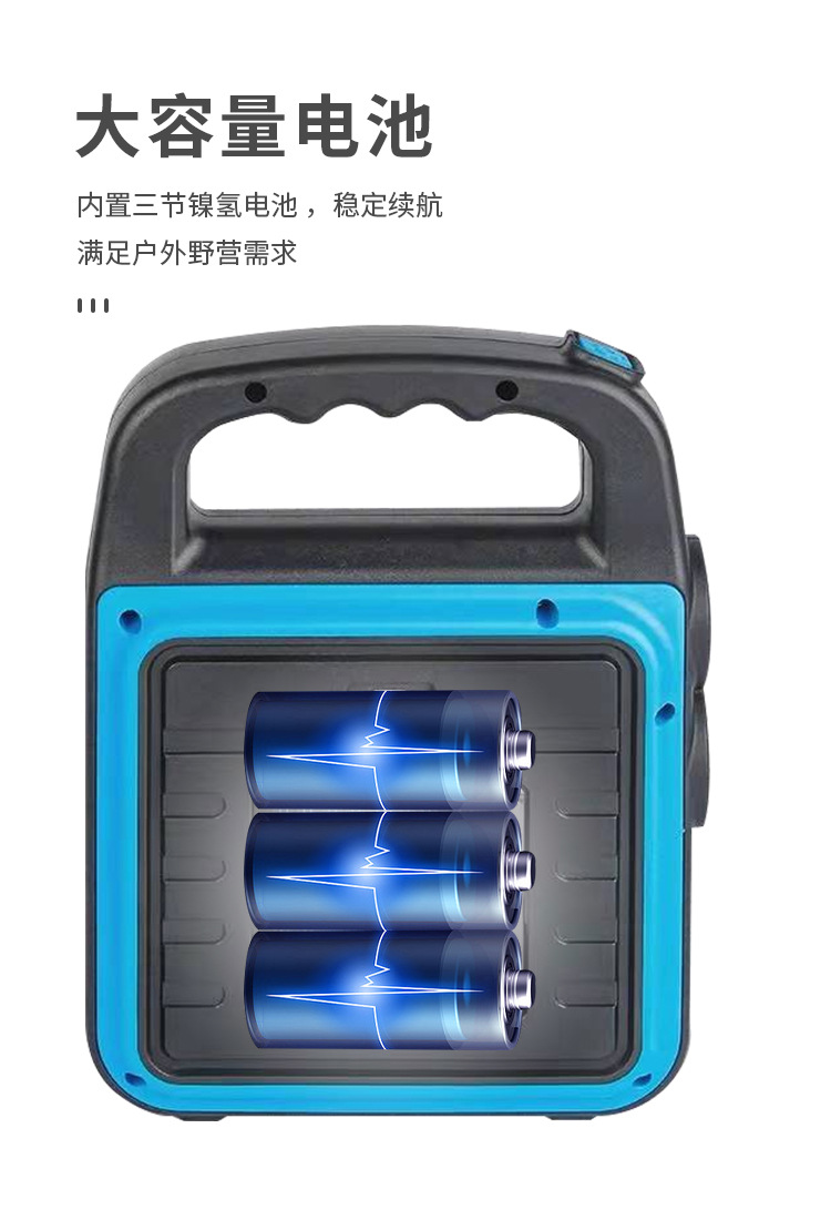 Solar emergency lights, led camping lights, outdoor lighting, camping lights, USB charging, high-intensity portable lights, searchlights pic 8