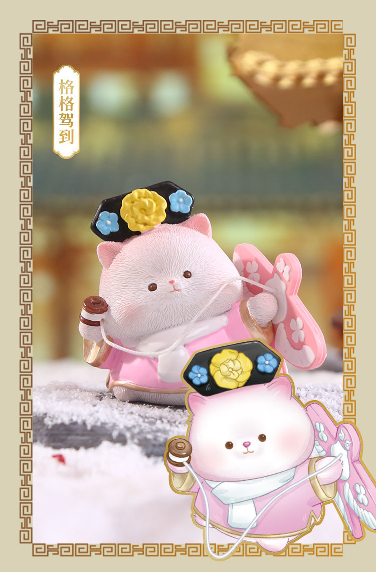 Meow Meow Long Live Blind Box, cartoon cute figurines, resin ornaments, creative dolls, trendy tabletop ornaments, blind box pic 7