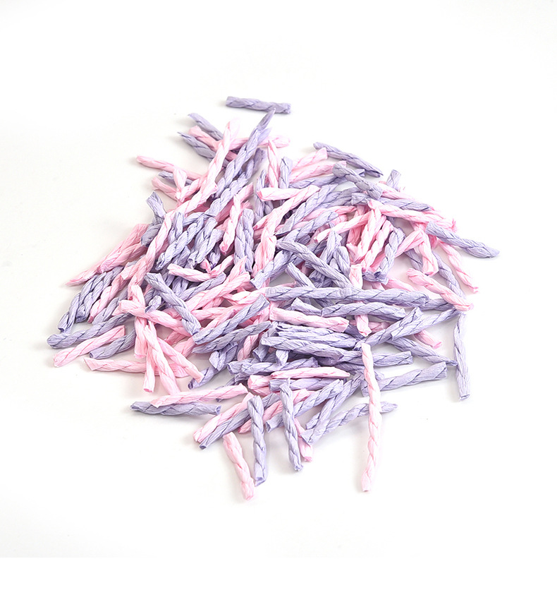 爱晴仓鼠纸棉垫料扭扭麻花纸粒双股纸 单股纸造景除臭吸水纸棉批发详情9