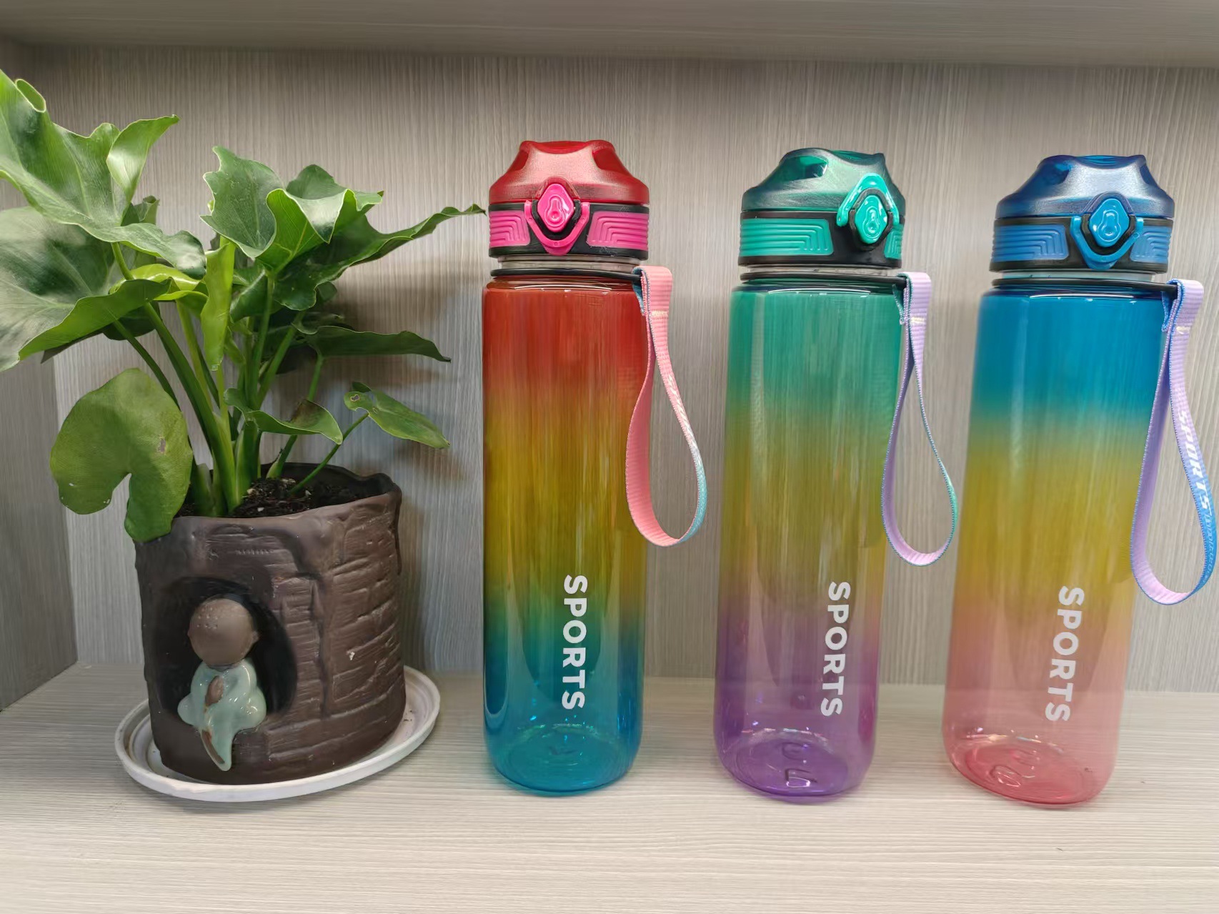 新款塑料杯大容量太空杯高颜值随手杯户外运动水杯带吸管杯子批发详情29