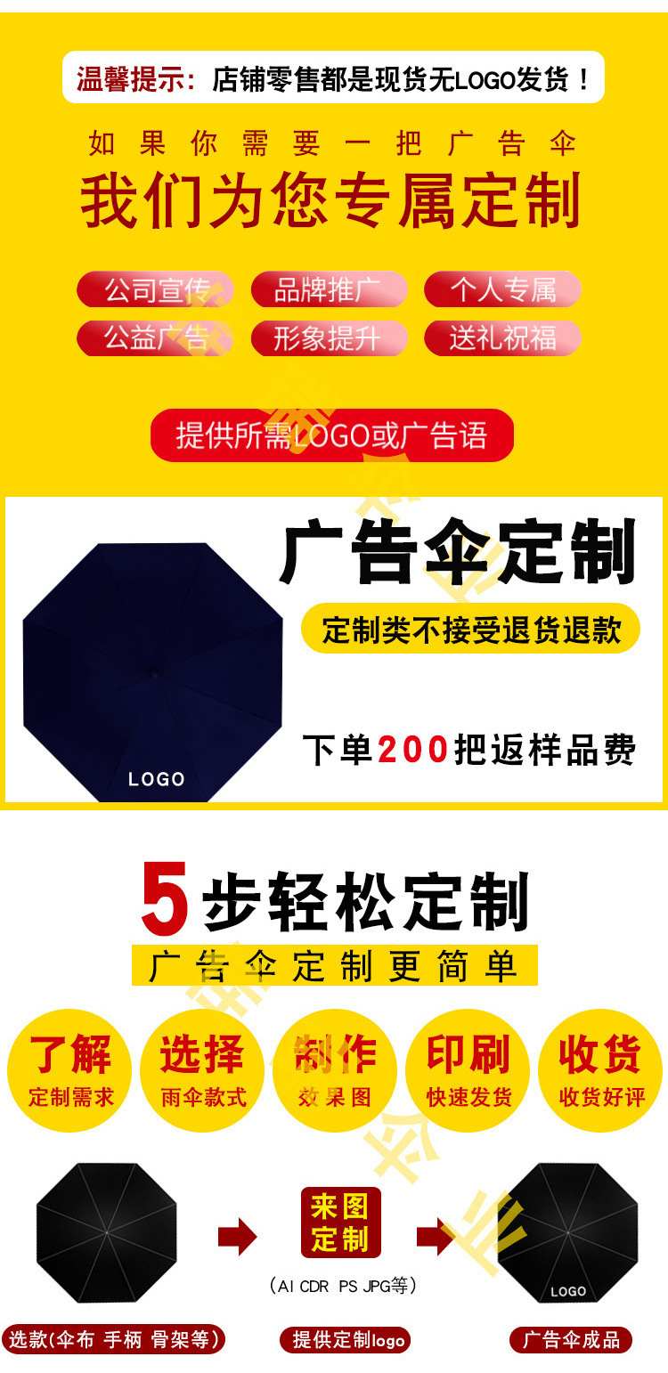 三折彩胶手动16骨遮阳伞加大晴雨两用防紫外线折叠太阳伞现货厂家详情2
