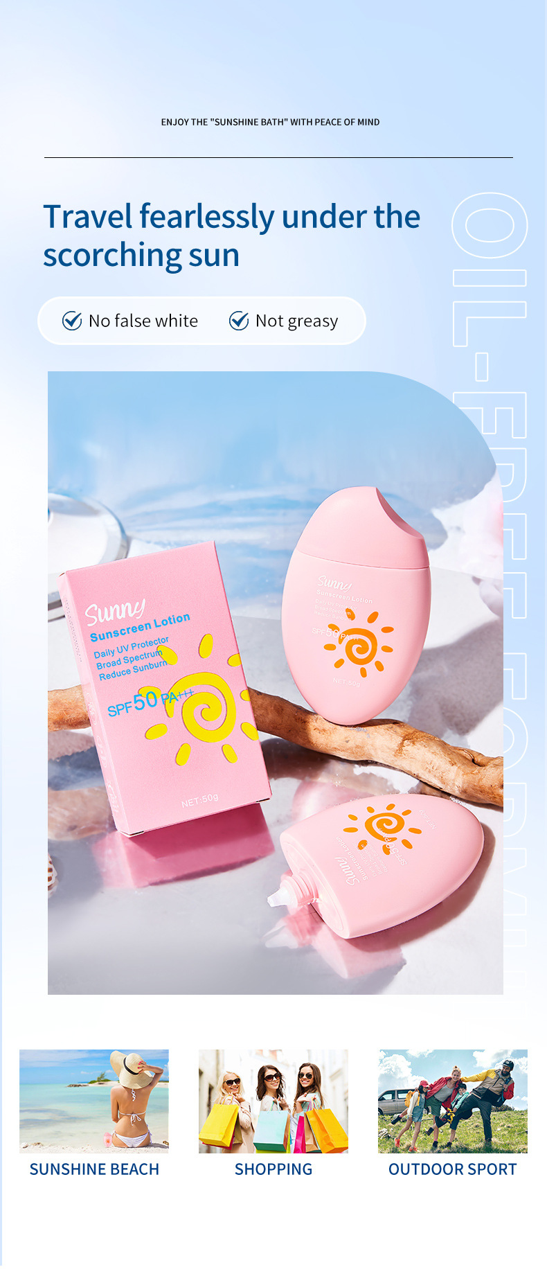 【跨境专供】FORMBO防护乳保湿清爽防水防汗防紫外线防护乳批发详情13