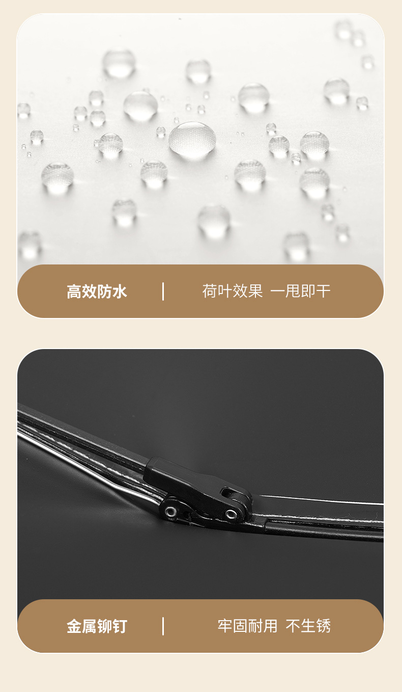 便携小巧超轻碳纤维羽毛伞手动自动轻便太阳伞三折晴雨伞两用批发详情30