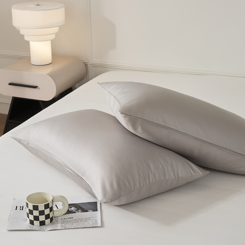 Single-piece quilt cover, pure cotton long-staple cotton bed sheet, bed cap, oversized quilt cover, skin-friendly single and double solid color bedding pic 118