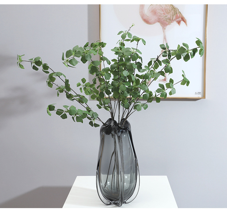 高端仿真日本吊钟叶北欧简约家居客厅装饰摆件假花摄影道具仿真叶详情12