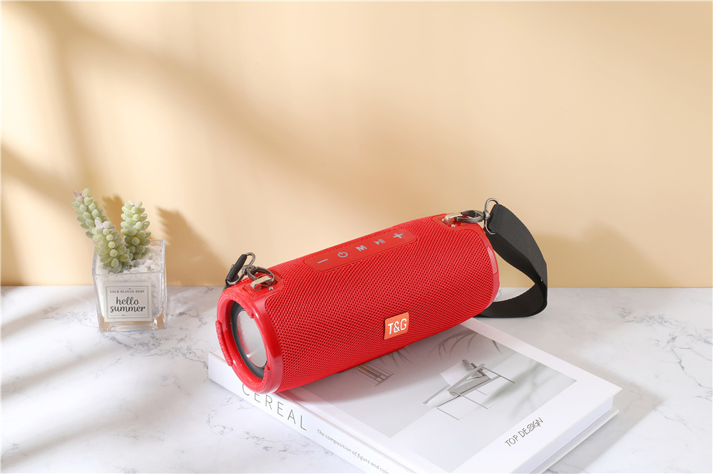 跨境新款便携蓝牙音箱户外创意插卡蓝牙音响布艺低音炮收音机批发详情15