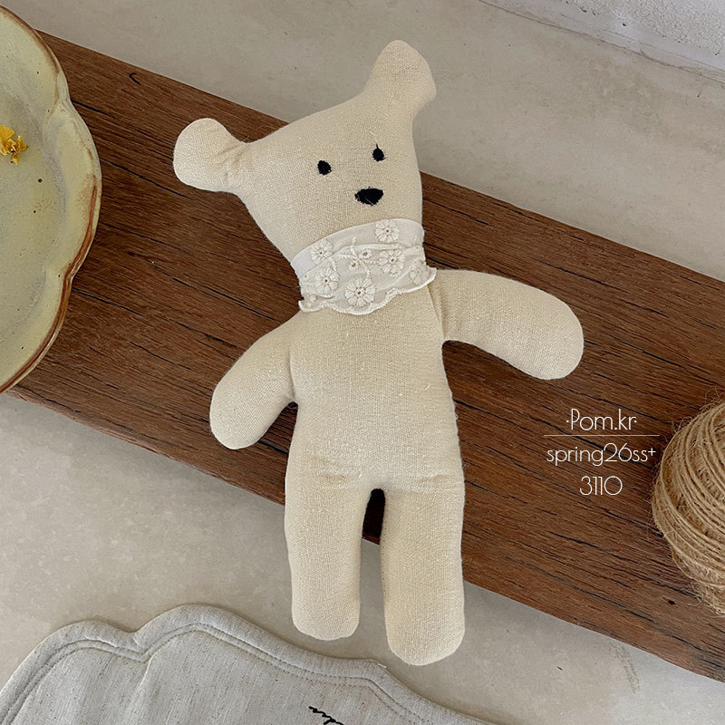 New Korean-style ins bear lace silk scarf doll fabric handcrafted children's birthday companion doll prop pic 6