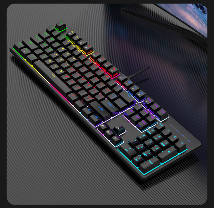 In-stock game peripheral mouse and keyboard with light macro definition, game mouse, mechanical feel, game keyboard set pic 6