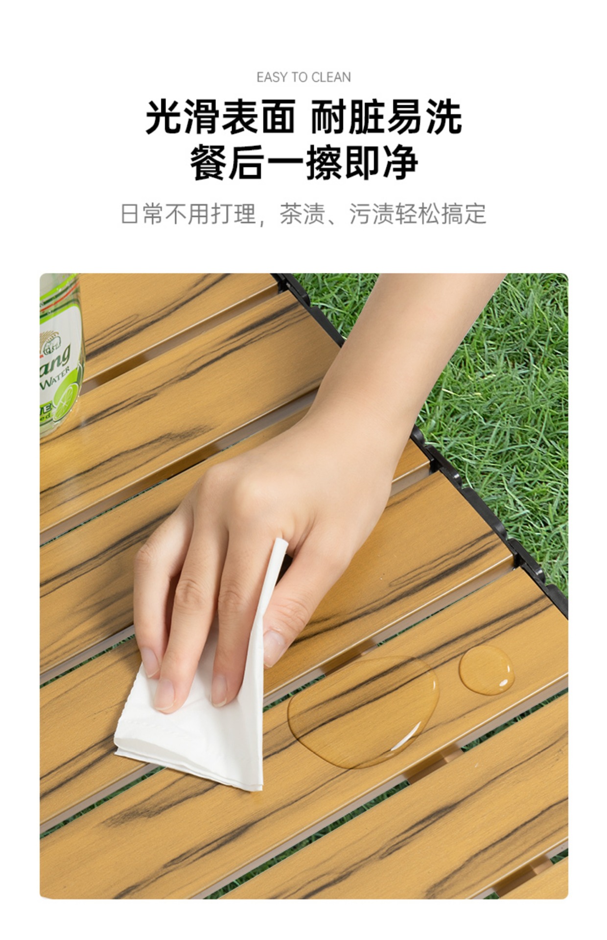 户外折叠桌野餐野营折叠桌子便携式碳钢露营桌椅装备用品蛋卷桌详情9