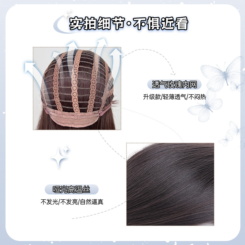 洛丽塔假发女长卷发双马尾榛心芙芙扎好发货可爱全头套个护家清详情3