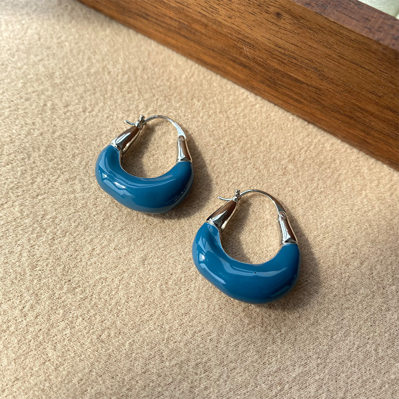 法式欧美流光云朵耳环小众百搭ins风精致女法式轻奢精致百搭小众详情7