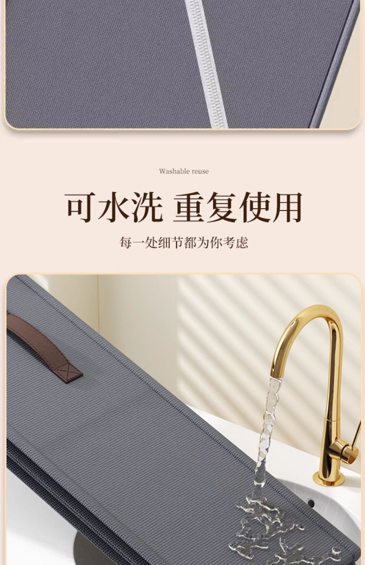 工厂直销双列衣柜衣服收纳箱分格衣物整理盒布艺裤子收纳盒详情13