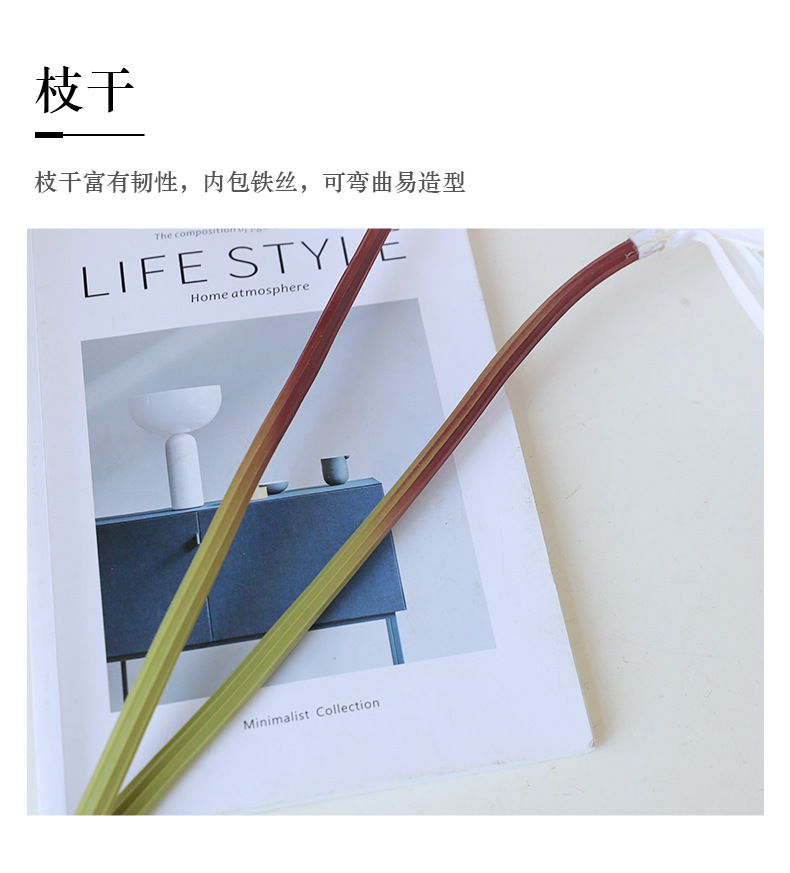 绢布仿真花假花人造花昙花家居装饰花批发韩式装饰花批发详情23