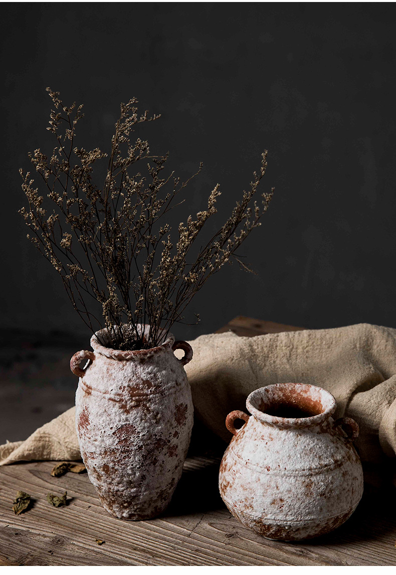 2026 Vintage ceramic mixing jars, dried flower earthenware jars, porcelain jars, storage jars, home decorative jars pic 4