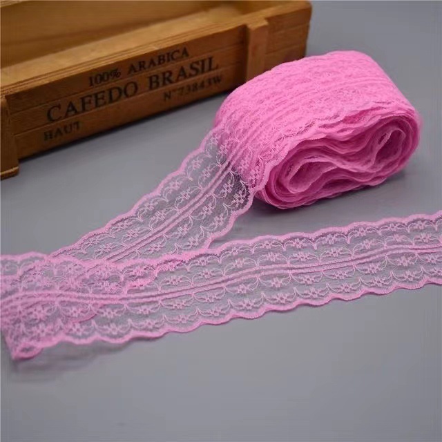 【40 Colors 】 Double-sided non-elastic lace trim, DIY clothing, curtains, sofa sewing, lace trim accessories, 4.5CM pic 24