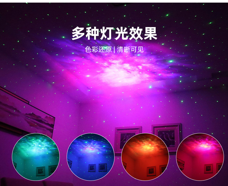 跨境宇航员星空灯七彩投影灯LED激光星灯卧室LED投影宇航员投影灯详情2