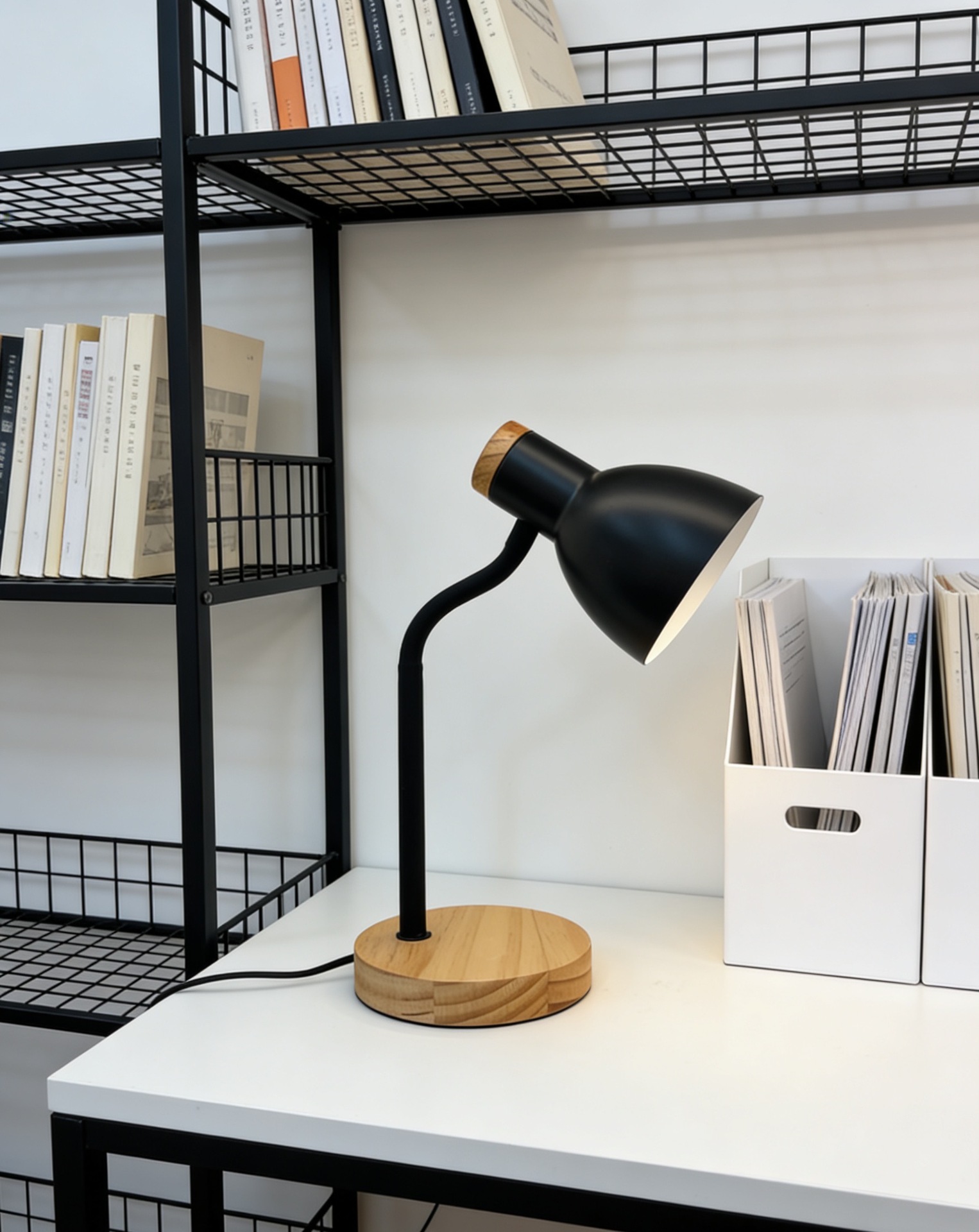 Nordic creative adjustable desk lamp, led eye-protecting desk, modern bedside decorative lamp for college student dormitory reading pic 4