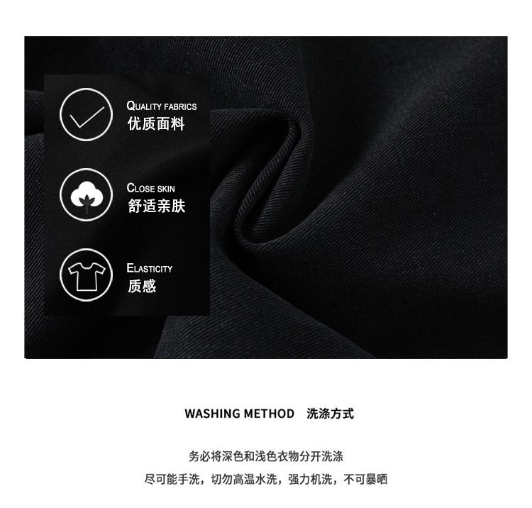 Custom-made 2026 Spring new denim blue jeans for men, American streetwear brand, retro scimitar pants, straight-leg trousers pic 3