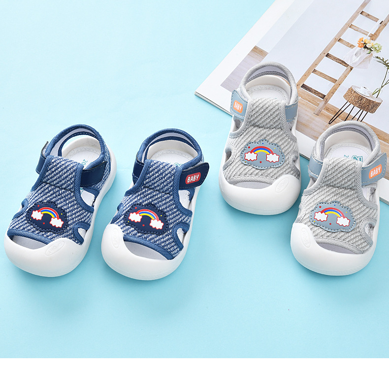 宝宝布凉鞋女夏季婴儿鞋2024新款学步鞋子一岁男婴幼儿布鞋详情11