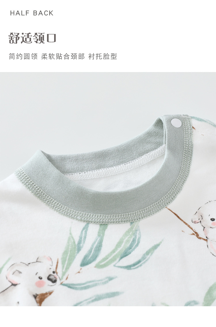 儿童睡衣内衣纯棉春秋居家服女童分体套装男宝秋衣秋裤打底衣服详情17