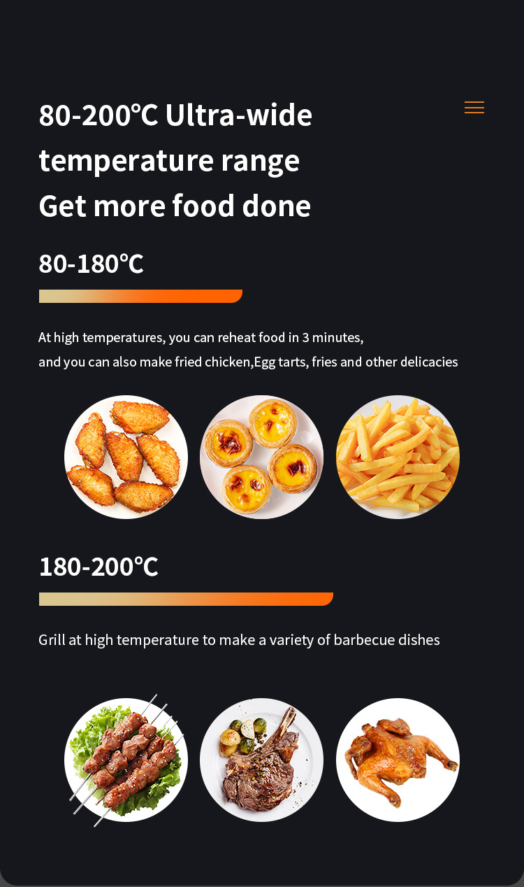 12L air fryer, new household electric fryer, 110V-220V, cross-border export split electric oven, French fries machine pic 14