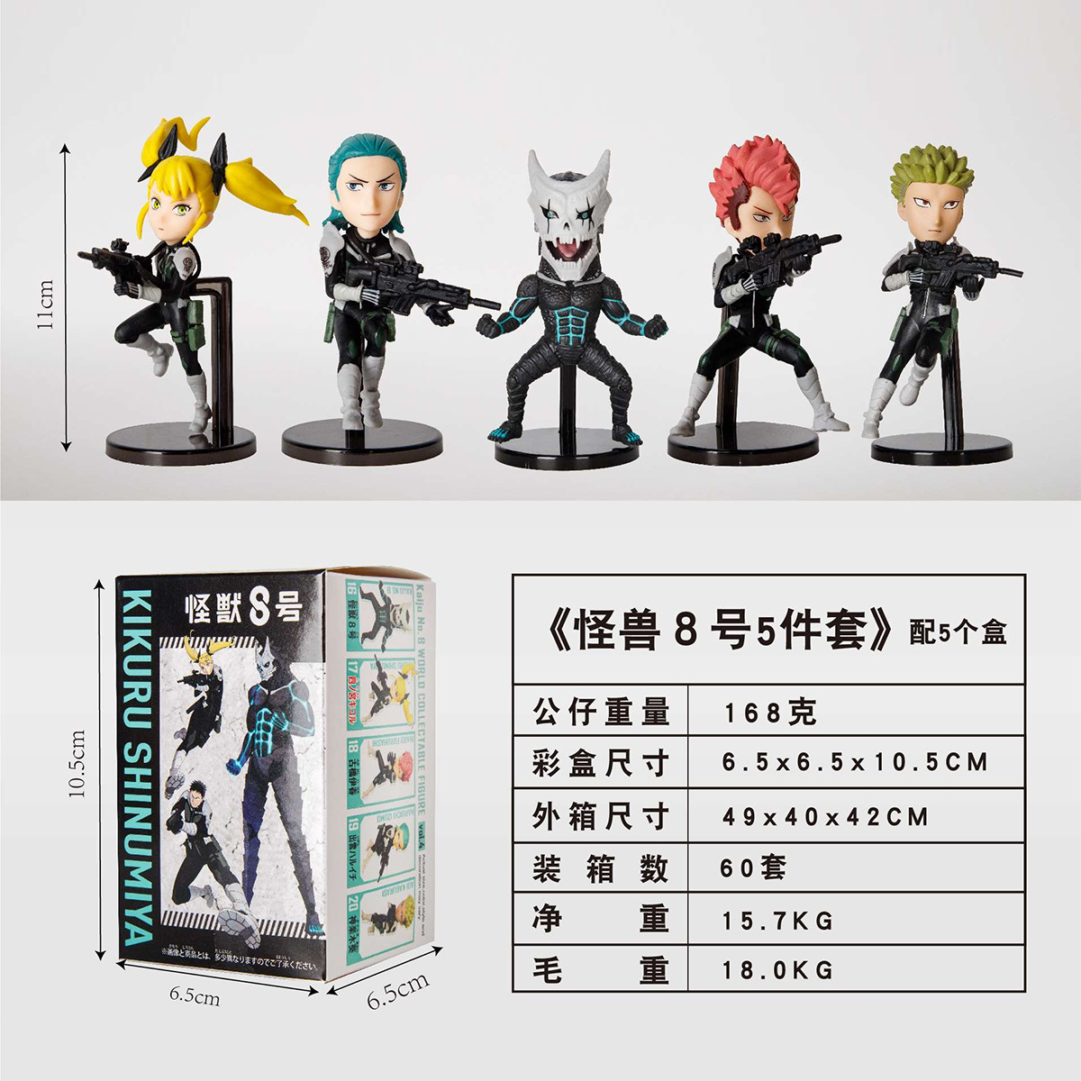 爆款饥饿三人组 航海王潮玩盲盒公仔模型摆件玩具公仔详情6