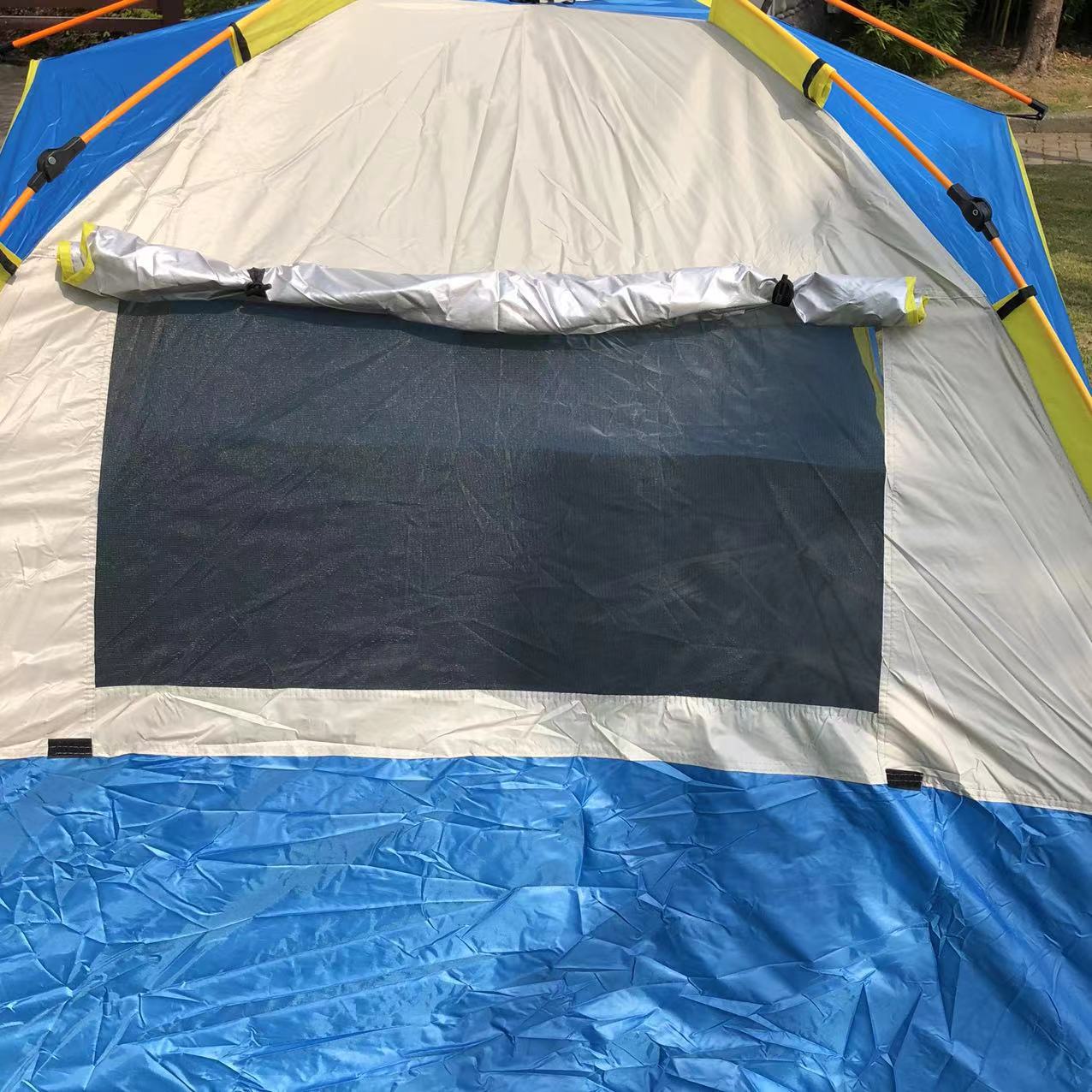 户外野营露营自驾游帐篷全自动3-4人两门两窗帐篷钓鱼帐防晒防雨详情7