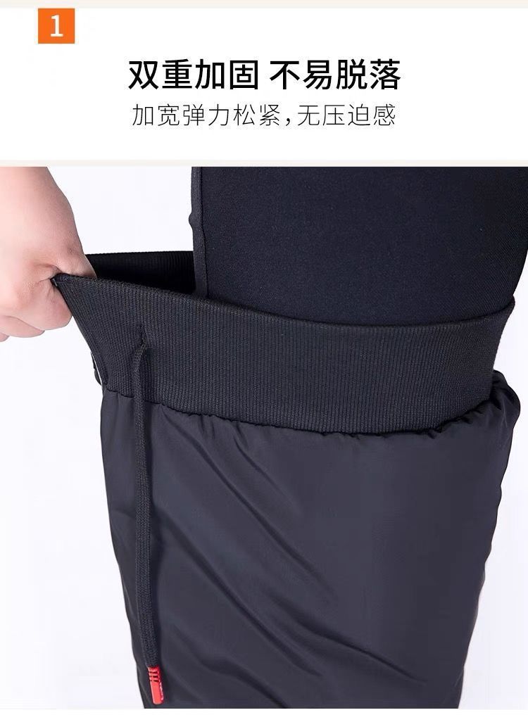 Electric bike and motorcycle knee pads for warmth, winter cycling, knee protection against cold and wind, leg protection wonder for both men and women pic 3