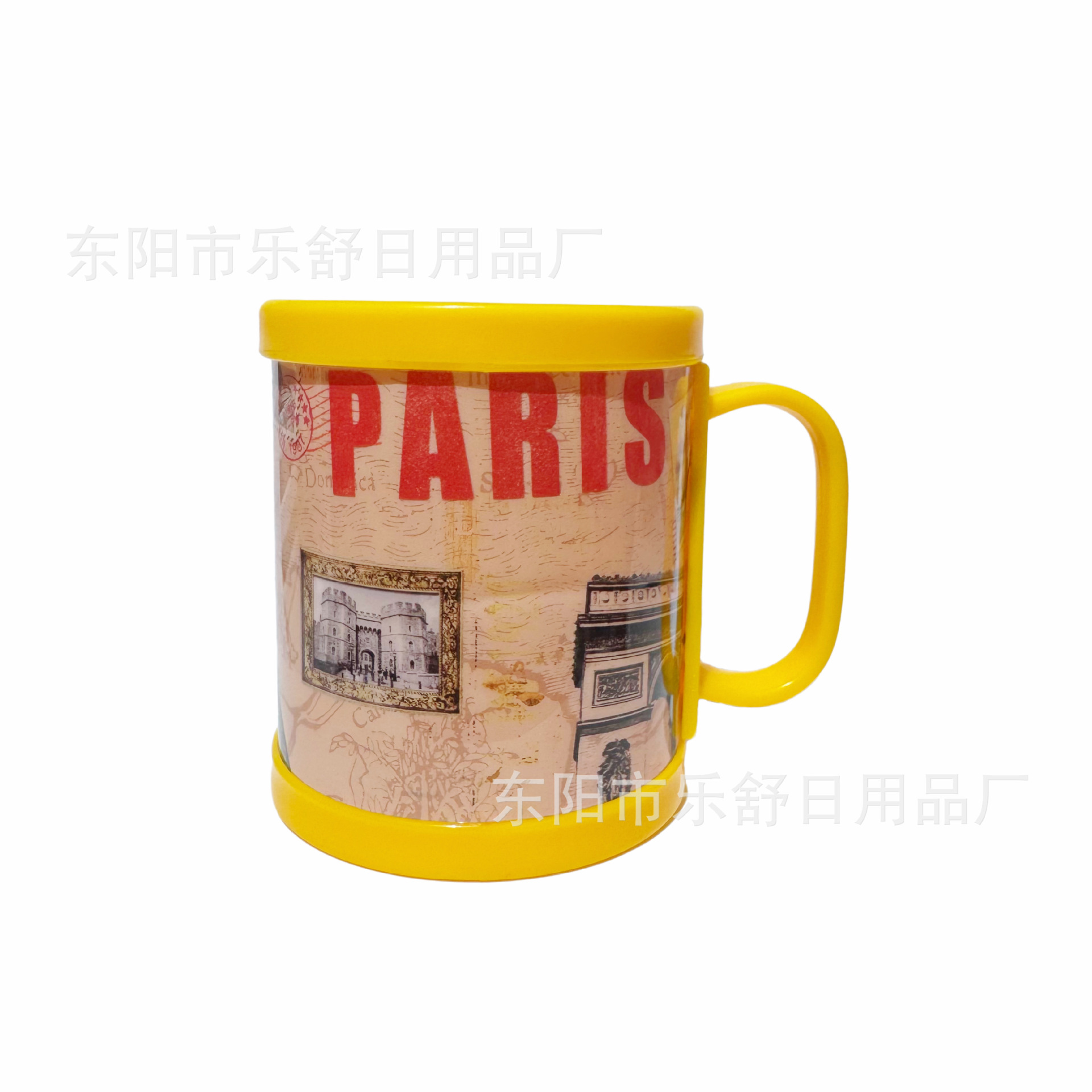 精品卡通可爱色彩缤纷马克杯漱口杯卡通套皮杯学生夏季便携塑料杯详情9